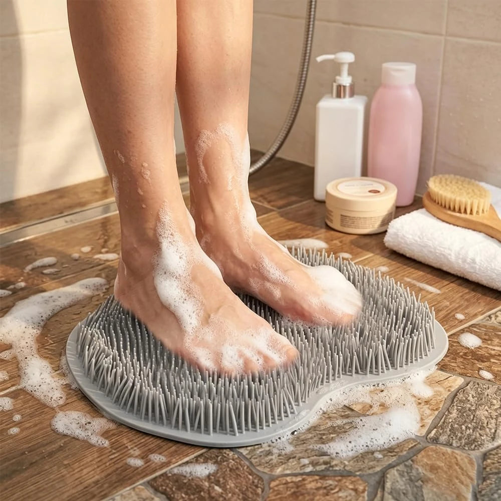 Silicone Shower Foot Scrubber Mat