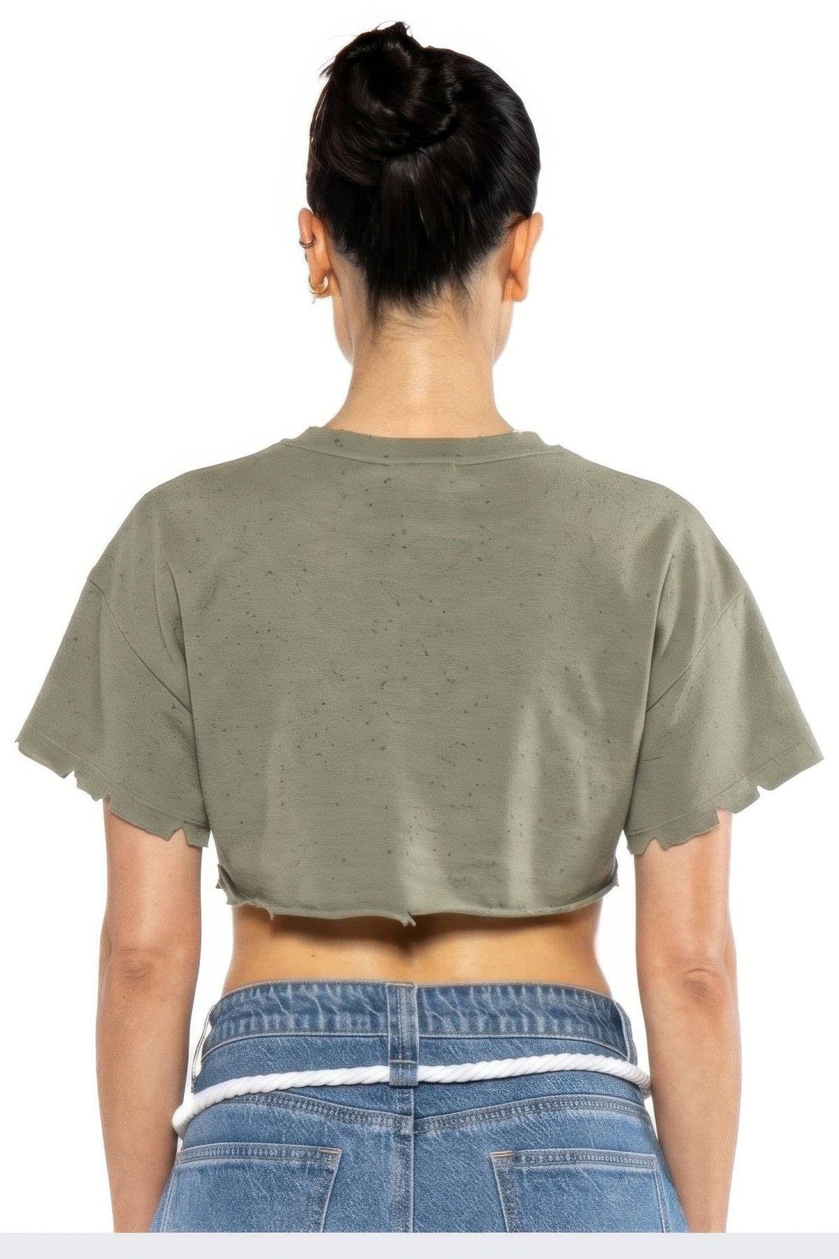 Rebel Echo Cropped Graphic Tee