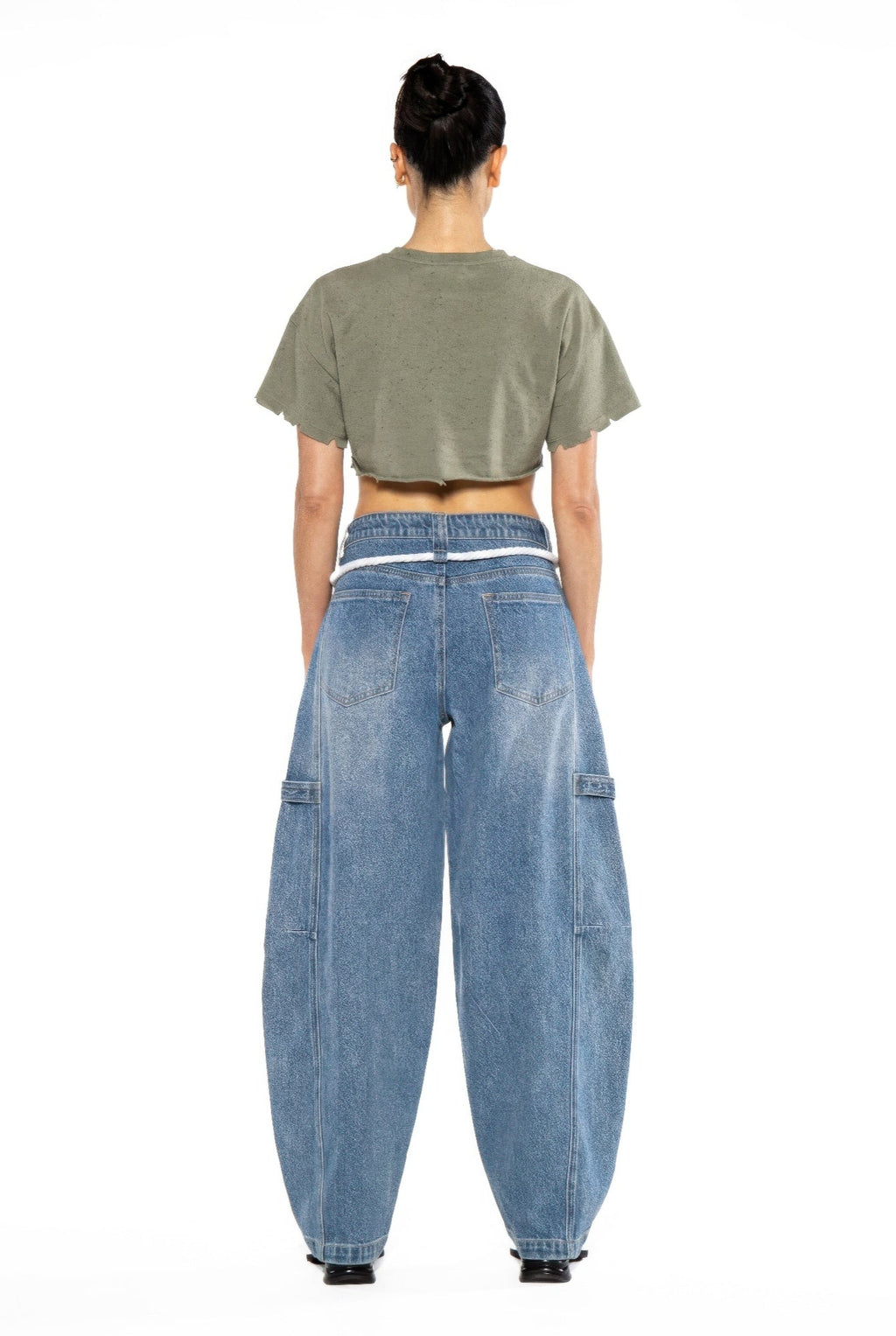 Rebel Echo Cropped Graphic Tee